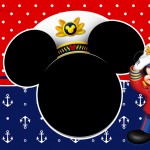 Convite Mickey Marinheiro 1