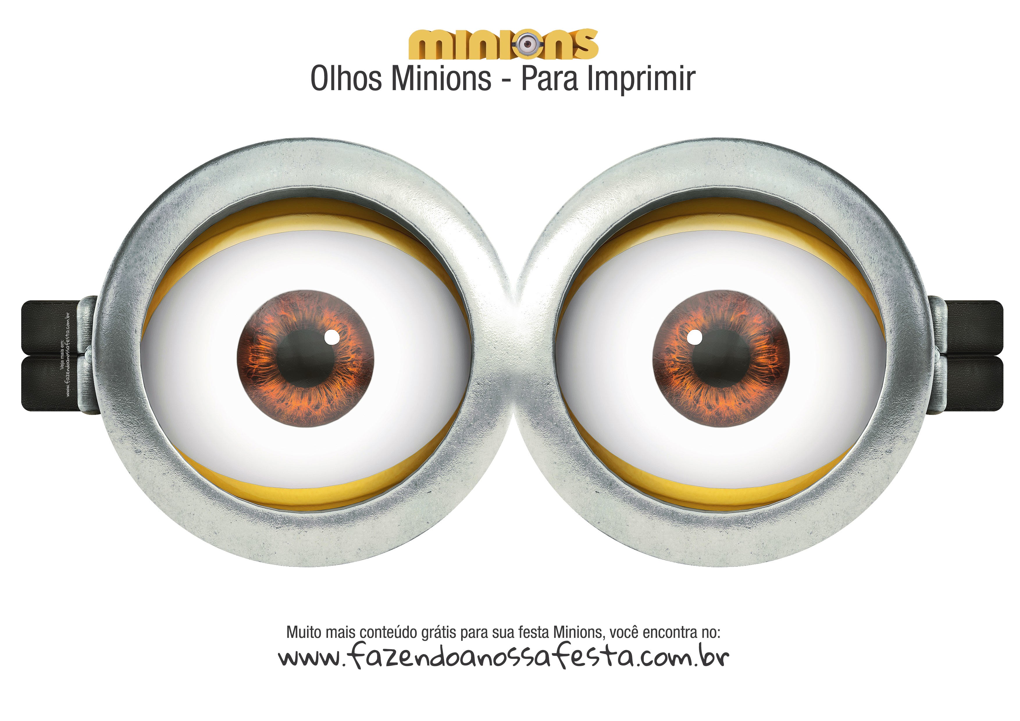 Olhos Minions 2 eyes