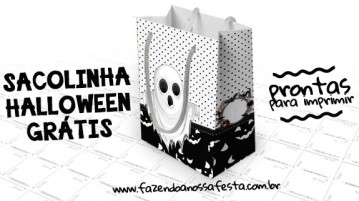 Sacolinha Halloween – Grátis para Imprimir Sacolinha Halloween Grátis para Imprimir