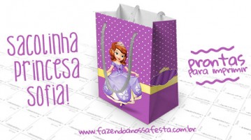 Sacolinha Surpresa Princesa Sofia – Grátis Sacolinha Surpresa Princesa Sofia