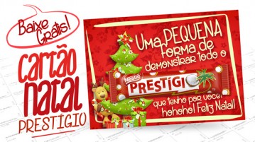 Cartão de Agradecimento Prestígio