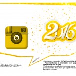 Plaquinha Divertida para Fotos 2016 Ano Novo 42