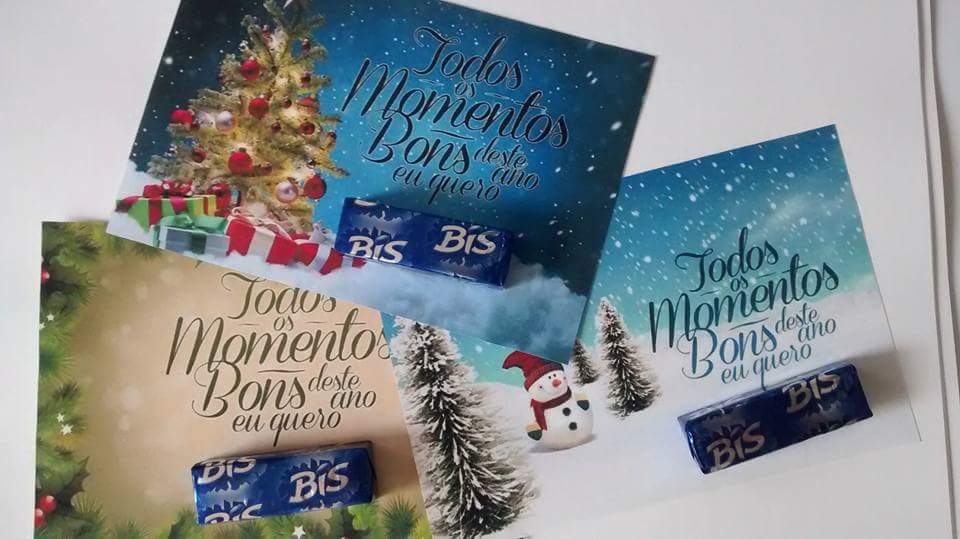 Cartão Bis Presentes Baratos e Rápidos para o Natal