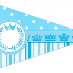 Bandeirinha Sanduiche 2 Realeza Azul