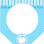 Bandeirinha Varalzinho Realeza Azul