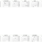 Calendário 2016 sem fundo