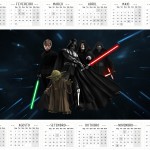 Convite Calendário 2016 Star Wars