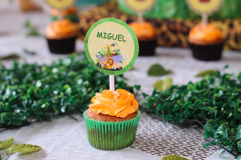 Cupcake Festa Safari do Miguel