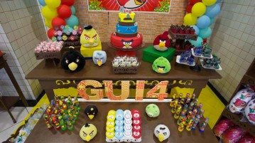 Festa Angry Birds do Guilherme Mesa Festa Angry Birds