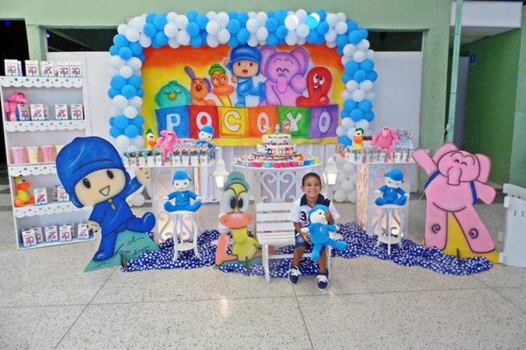 Decoração Festa Pocoyo do Guilherme