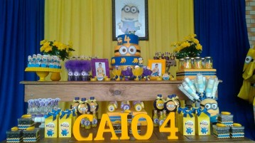 Festa Minions do Caio Márcio Mesa de Doces Festa Minions do Caio