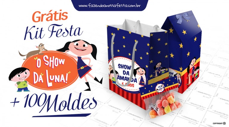 Personalizados Show da Luna Gratis para Imprimir
