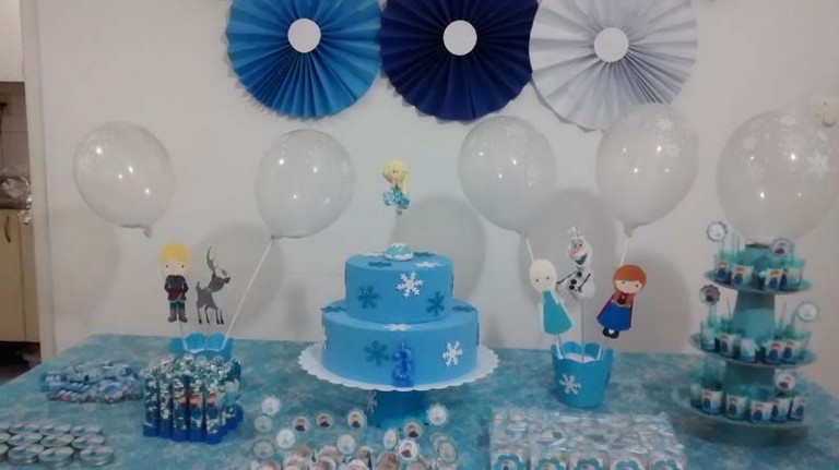 Rosetas Festa Frozen da Maria Helena