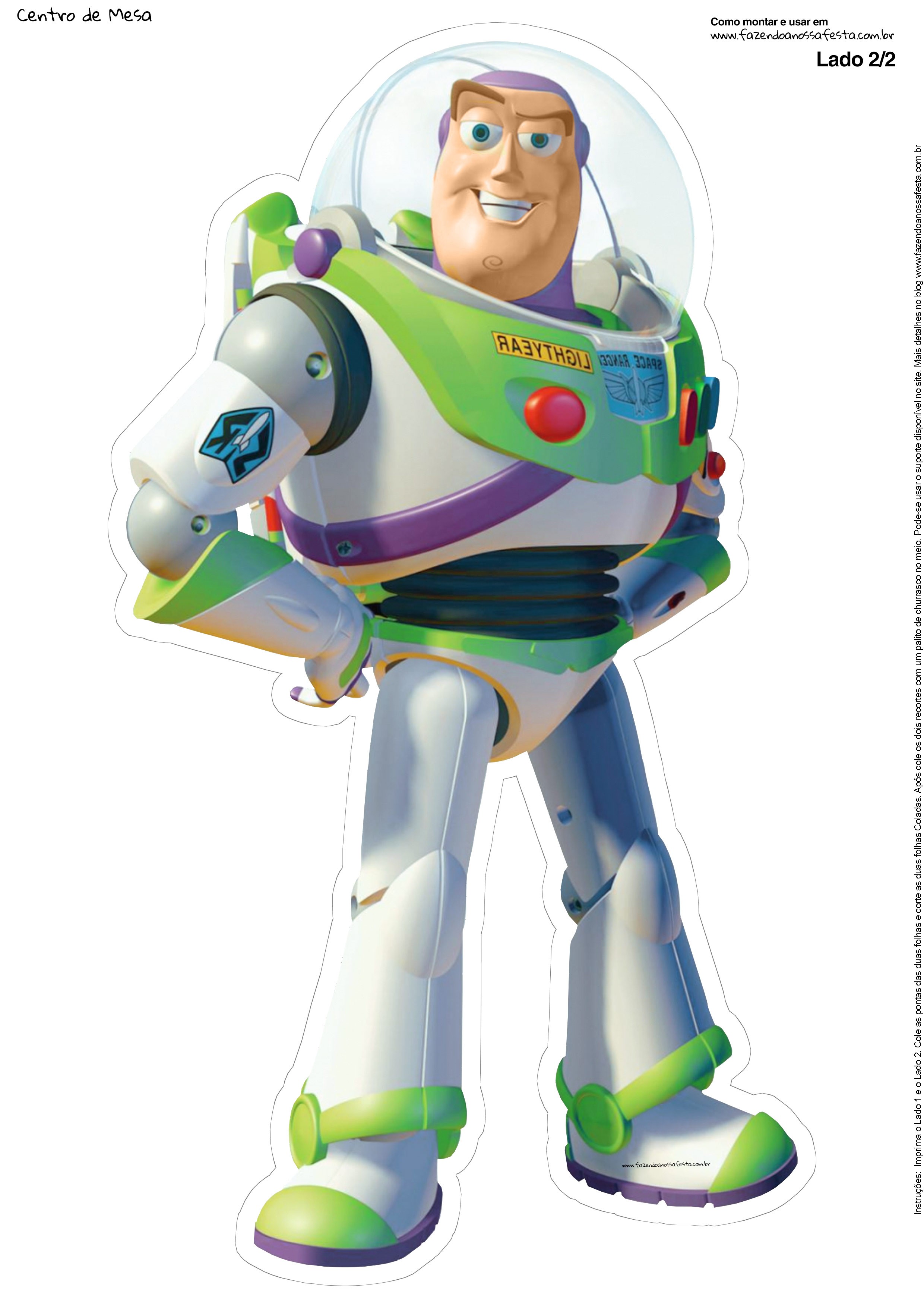 Centro de Mesa Toy Story Buzz Lightyear Parte 2