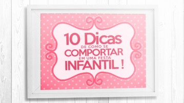 10 dicas de como se comportar em uma festa infantil 10 Dicas de com se Comportar em uma festa infantil