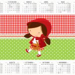 Convite Calendario 2016 Chapeuzinho Vermelho