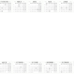 Calendario 2017 com fundo transparente