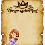 Convite Pergaminho Princesa Sofia 4