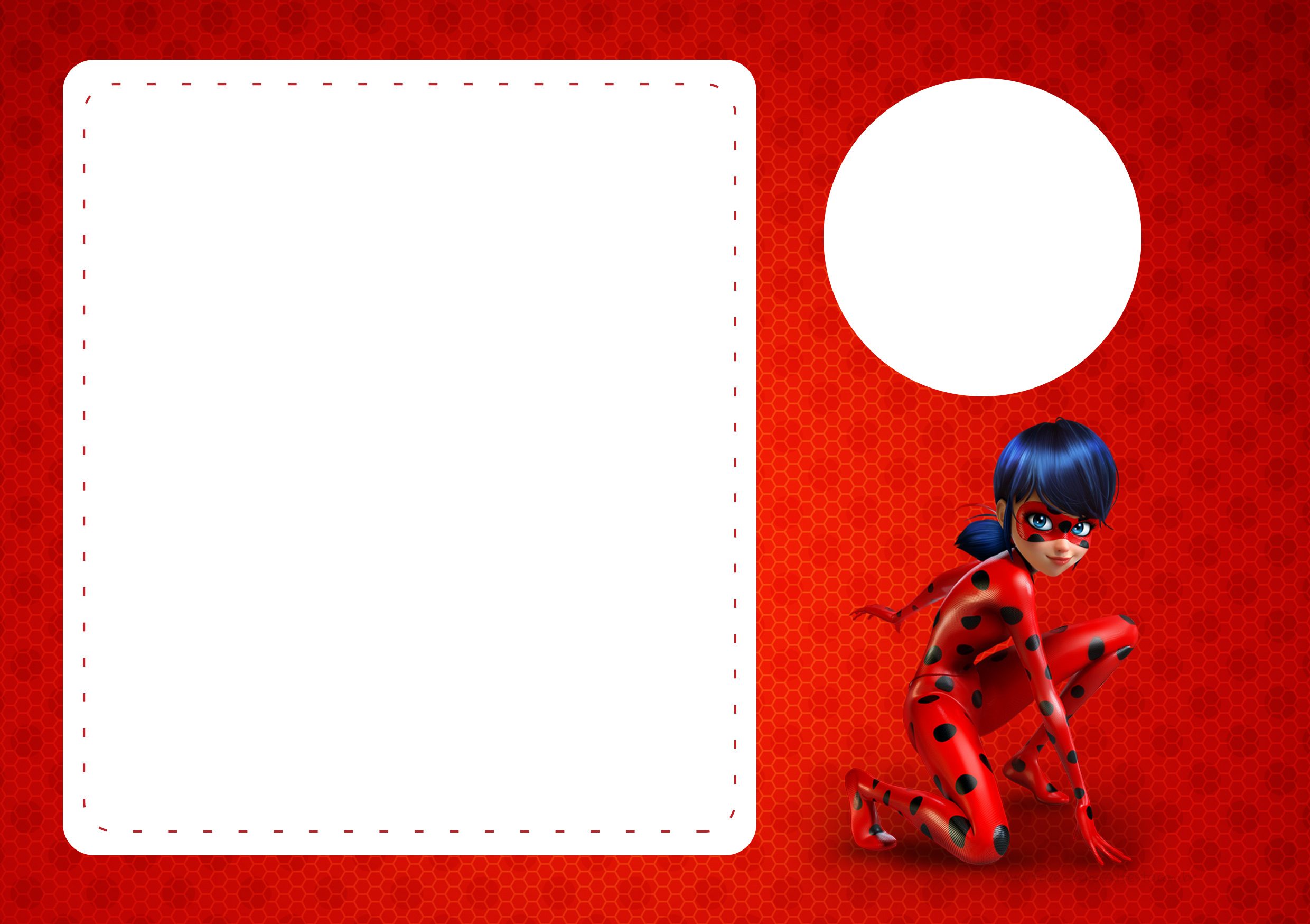 Moldura PNG Ladybug - Imagem Legal