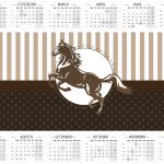 Calendario 2016 Cavalo 2