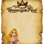 Convite Pergaminho Rapunzel 3