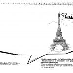 Plaquinhas Paris Preto e Branco 19
