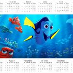 Calendario 2016 2 Procurando Dory
