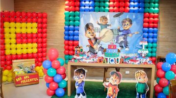 Festa Alvin e os Esquilos do Caique Inspiração Decoracao Festa Alvin e os Esquilos do Caique