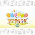 Calendário 2016 2 Kit Dia das Crianças