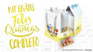 Kit Festa Dia das Crianças Grátis para Imprimir Kit Dia das Crianças Modelo