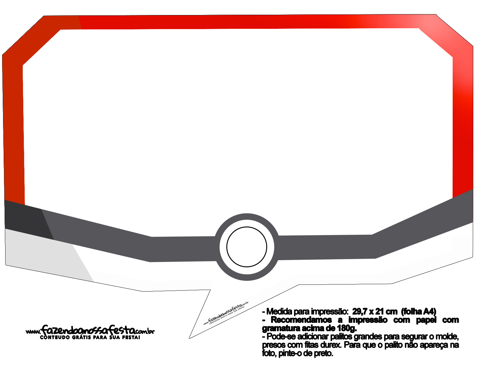 Plaquinhas Divertidas Pokémon Grátis para Imprimir 3
