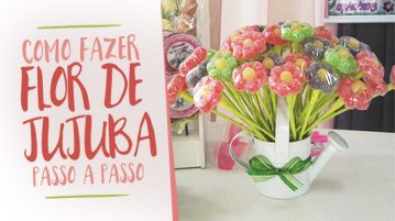 Como fazer Flor de Jujuba para Festa Passo a Passo Como fazer Flor de Jujuba para Festa