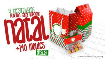 Kit Natal + 100 Moldes Totalmente Grátis Kit Especial de Natal