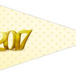 Bandeirinha Sanduíche 3 Kit Festa Ano Novo 2017