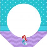 Bandeirinha Varalzinho 3 Pequena Sereia Ariel