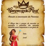Convite Pergaminho Princesa Elena de Avalor 6