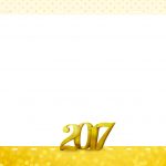 Convite ou Moldura Ano Novo 2017