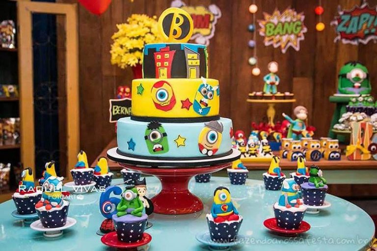 Ideias para Festa Minions Super Herois