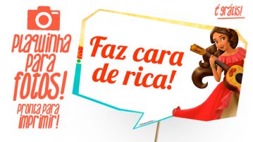 Plaquinhas Elena de Avalor Grátis para Imprimir Plaquinhas Elena de Avalor Modelo