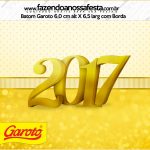 Rótulo Mini Baton Garoto Ano Novo 2017