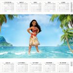 Calendario 2017 Moana