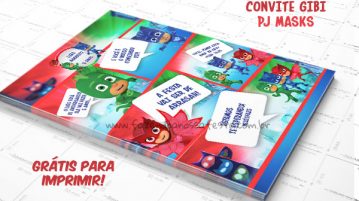 Convite Gibi PJ Masks