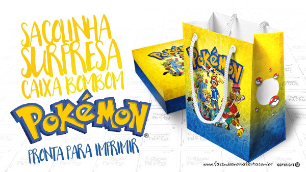 Fazendo a Minha Festa!: Pokémon - Kit Completo com molduras para convites,  rótulos para guloseimas, lembrancinhas e imagens!