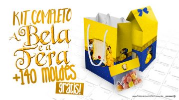 A Bela e a Fera Kit Festa Grátis para Imprimir A Bela e a Fera Kit Festa Grátis