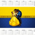 Calendario 2017 A Bela e a Fera