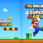 Capa Livrinho para Colorir Mario Bros