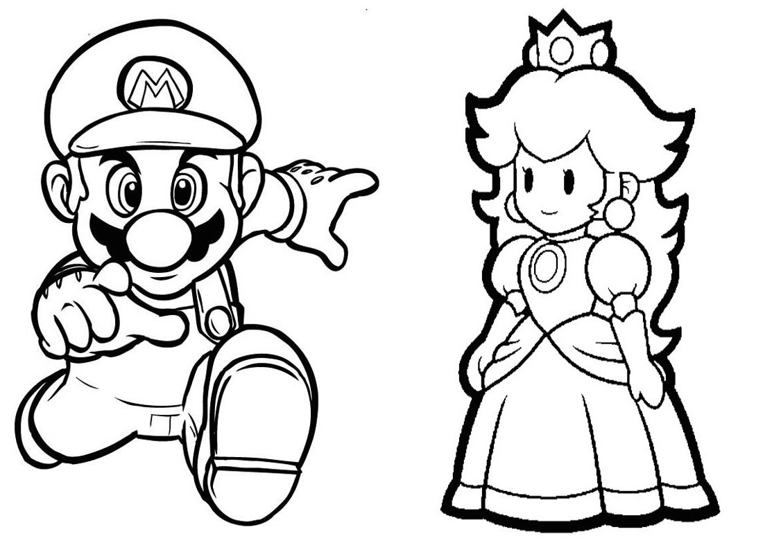 Super Mario – Para colorir – Imagens para Colorir