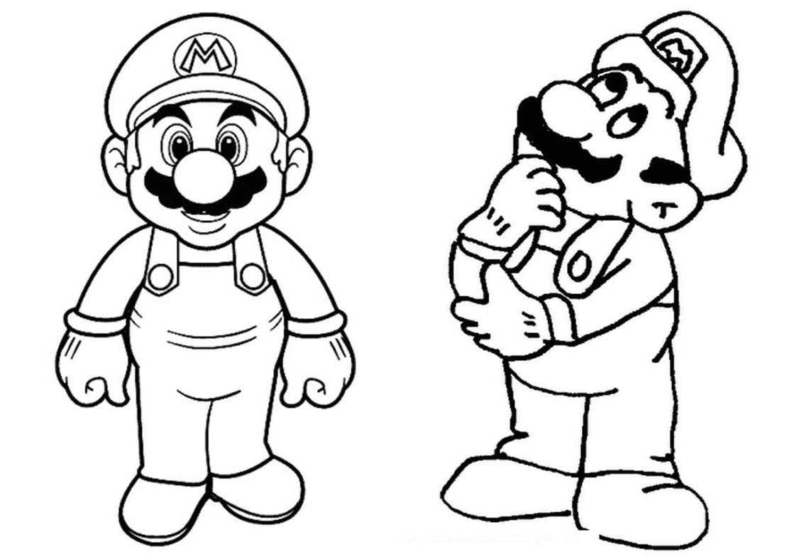 Mario Bros - Imagens para Colorir!