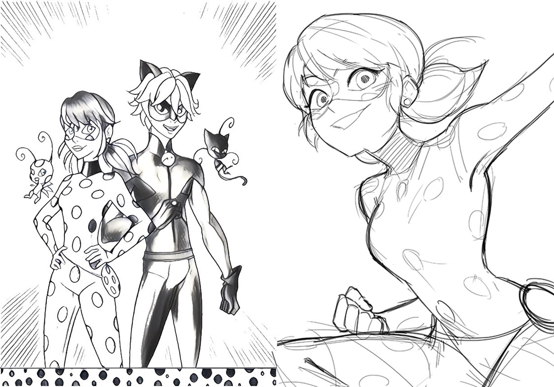 Cat Noir 03 – Imagens para Colorir