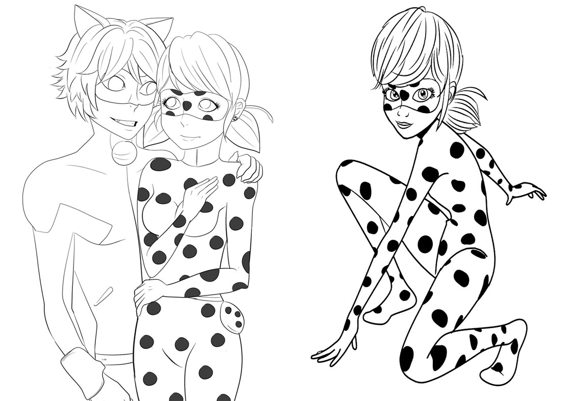 Desenhos para Colorir Miraculous: Ladybug 1